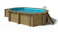 OKU OKU Holzpool EMOTION-FUN Oval 4,86 x 3,36 m Höhe 1,2 m