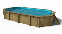 OKU OKU Holzpool EMOTION-FUN Oval 8,57 x 4,57 m Höhe 1,31 m