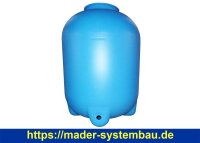 OKU Filterbehälter Ø 300 mm aus PP blau mit...