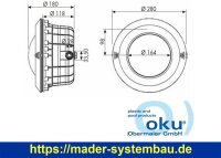 OKU Poolbeleuchtungs SET 3 x LED Birne RGB