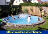 Rundbecken IBIZA SET - EASY CHANGE Handlauf Aluminium -...