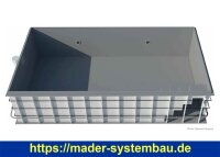 Trend PPline Skimmerpool - Platin - 1,2 m Tiefe - versch....