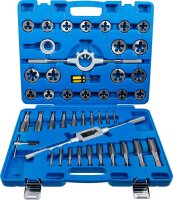 Gewindeschneid-Satz | Zoll | 1/4" - 1" | 45-tlg.