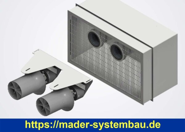Turbinen-Gegenstromanlage für Trend VAline | Binder Hydrostar | eine Turbine | max 160 m³/h