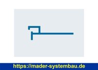 Befestigungsleiste mit Wandschlag für Keilbiese 2 Meter Stange | 100 mm breit | Weiß