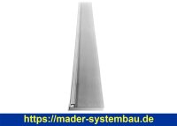 Befestigungsleiste Aluminium | Stange 2 m | Breite 105 mm