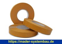 Doppelseitiges PVC-Klebeband 25 mm Breite | 50 lfm