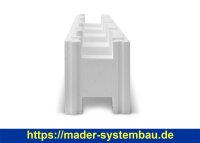 EasyStone Polystyrol Schalungsstein 100 x 25 x 30 cm |...