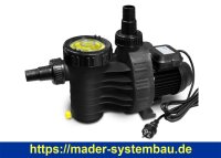 Aqua Technix Poolpumpe Aqua Plus 8 | Schwarz