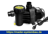 Aqua Technix Poolpumpe Aqua Plus 8 | Schwarz
