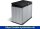 Trend Pool Technikbox Classic L | Holzoptik in Anthrazit | inkl. 3 Multiplexplatten | DIY | ohne Inhalt