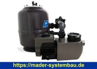 Sandfilteranlage Filterkessel Lagos Ø 760 | Speck 6 Wege Side Ventil | Inverpro IP30 | 230 V