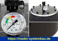 Sandfilteranlage Filterkessel Lagos Ø 760 | Speck 6 Wege Side Ventil | Inverpro IP30 | 230 V