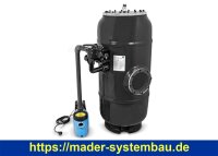 Sandfilteranlage GFK Hochschicht Filterkessel HSF-8 |...