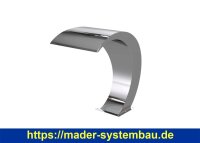 IDEAL Eichenwald Schwalldusche Nevada V4A | geschwungene...