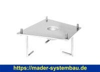 IDEAL Eichenwald Schwalldusche Nevada V4A | geschwungene Form