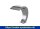 IDEAL Eichenwald Schwalldusche Nevada V4A | geschwungene Form