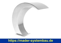 IDEAL Eichenwald Schwalldusche Phoenix V4A - geschwungene Form