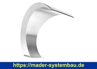 IDEAL Eichenwald Schwalldusche Phoenix V4A - geschwungene Form