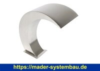 IDEAL Eichenwald Schwalldusche Phoenix V4A - geschwungene Form
