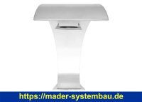 IDEAL Eichenwald Schwalldusche Phoenix V4A - geschwungene Form