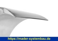 IDEAL Eichenwald Schwalldusche Phoenix V4A - geschwungene Form