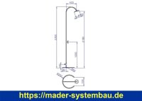 IDEAL Eichenwald Gartendusche Marlin