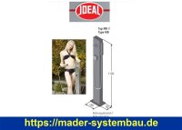 IDEAL Eichenwald Gartendusche Madeira | Typ MB