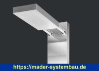 IDEAL Eichenwald Gartendusche Elba | inkl. WPC Plattform