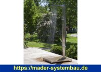 IDEAL Eichenwald Gartendusche Elba | inkl. WPC Plattform
