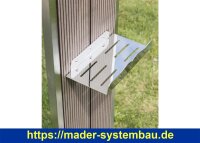 IDEAL Eichenwald Gartendusche Bahama | inkl. WPC Plattform