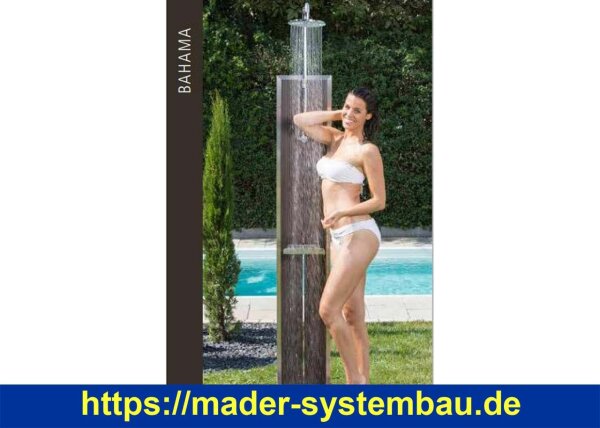 IDEAL Eichenwald Gartendusche Bahama | ohne Plattform