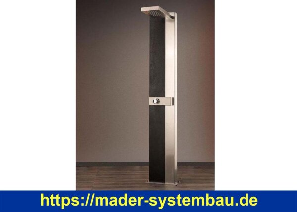 IDEAL Eichenwald Gartendusche Tonga SOLAR | ohne Plattform