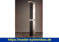 IDEAL Eichenwald Gartendusche Tonga SOLAR | ohne Plattform