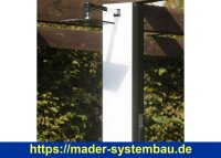 IDEAL Eichenwald Gartendusche Tobago SOLAR | ohne Plattform