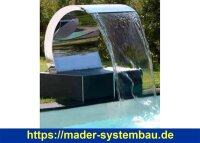 IDEAL Eichenwald Schwalldusche Alaska V4A | gerade Form