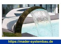 IDEAL Eichenwald Schwalldusche Alaska V4A | gerade Form