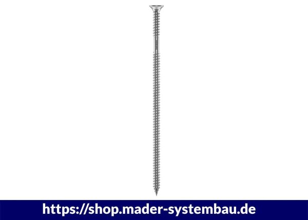 Eurotec Blue-Power Systemschraube; Stahl sonderbeschichtet; TX40 7,4 x 450 mm  VE:100