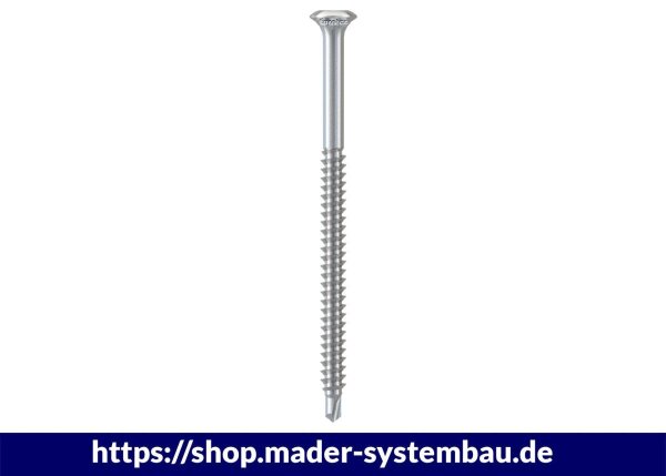 Eurotec Dachbauschraube Trompetenkopf; Stahl sonderbeschichtet; PH2 4,8 x 150 mm VE:500