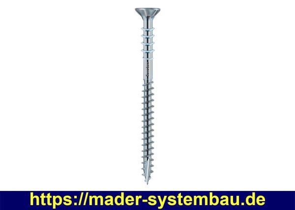 Eurotec Justitec; blau verzinkt; TX25 6,0 x 90 mm VE:100