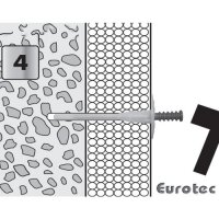 Eurotec Klimax Dämmstoffdübel Ø8 x 210 mm Tellerdurchmesser 60mm VE:100