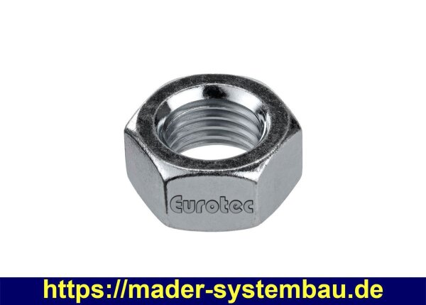 Eurotec Sechskantmutter DIN934; galvanisch verzinkt M14 VE:50