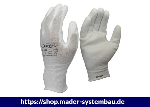 Eurotec Arbeitshandschuhe E300 XL Montage - WorkGrip VE:10