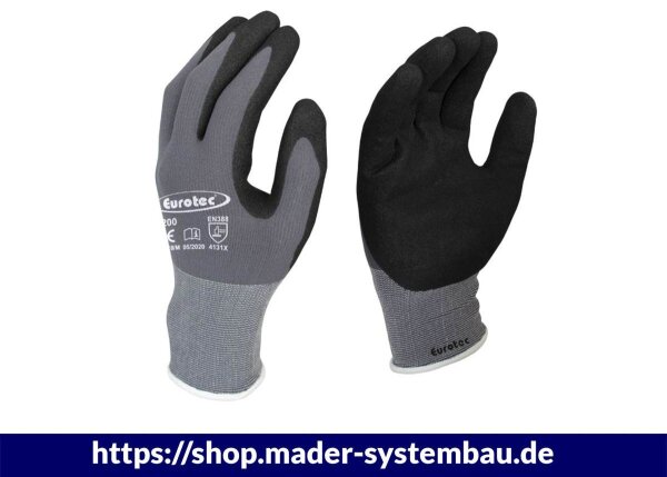 Eurotec Arbeitshandschuhe E400 M Montage - WorkFit VE:10