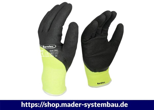 Eurotec Arbeitshandschuhe E800 L Kälteschutz - IceGrip VE:12