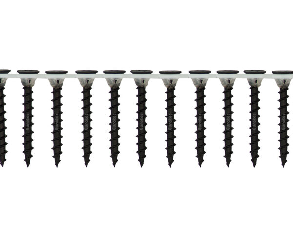 Eurotec Schnellbauschraube mit Grobgewinde magaziniert; schwarz phosphatiert; PH2 3,5 x 25 mm VE:1000