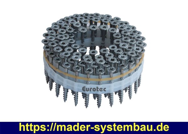 Eurotec Paneltwistec Senkkopf magaziniert; Edelstahl gehärtet; TX20 4,5 x 50 mm VE:125
