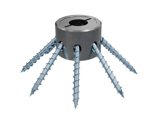 Eurotec Hector inkl. Schrauben 4,0 x 60 mm 25 x 28 mm VE:10