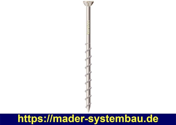 Eurotec Porenbetonschraube Senkkopf; Stahl sonderbeschichtet; TX30 8,0 x 140 mm VE:50