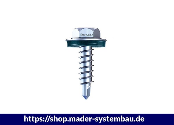Eurotec BiGHTY-Bohrschraube Sechskant; Edelstahl gehärtet; SW10; Bohrleistung: 5 mm 6,3 x 25 mm VE:500